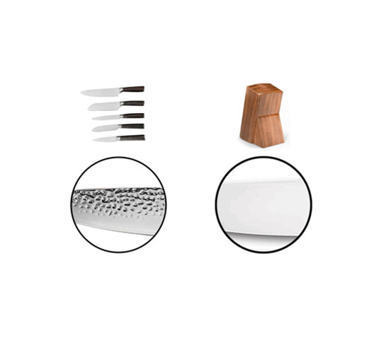 5PC Knife Block Set