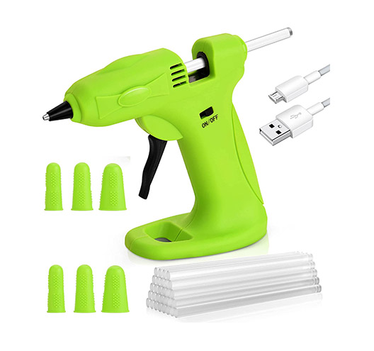 8W Hot Melt Glue Guns with 30pcs Glue Sticks