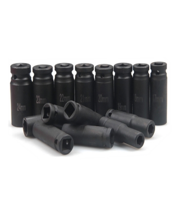 15Pc 1/2 Dr Metric Deep Impactsocket Set