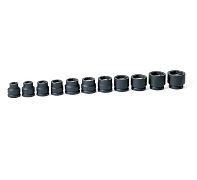 11Pc 1/2 Dr SAE Shallow Impactsocket Set