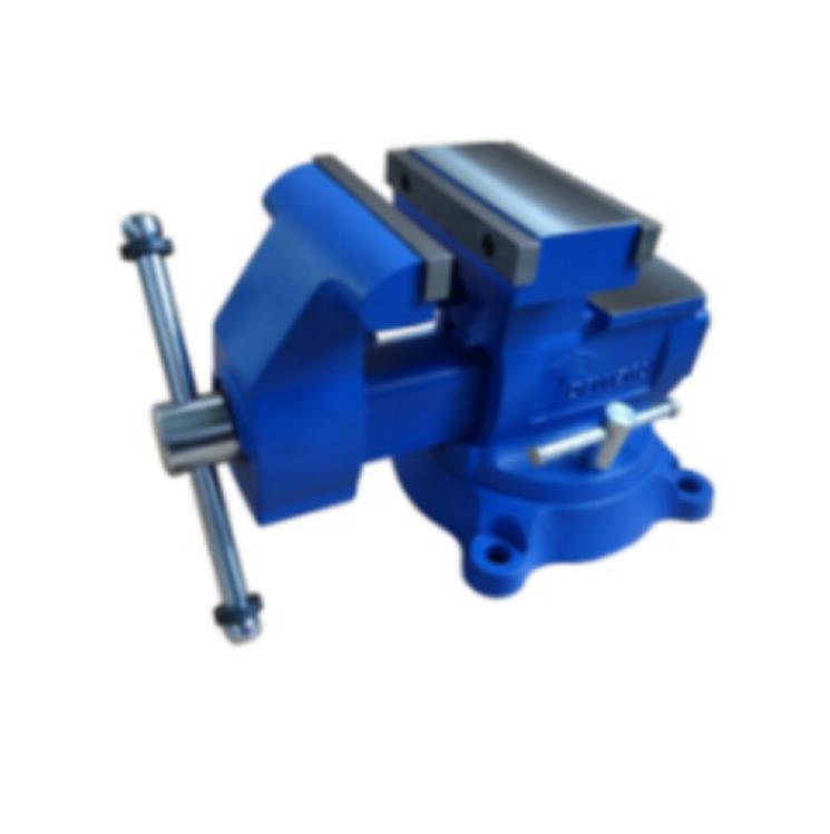 5-1/2" Reversible Bench Vise With Swivel Base