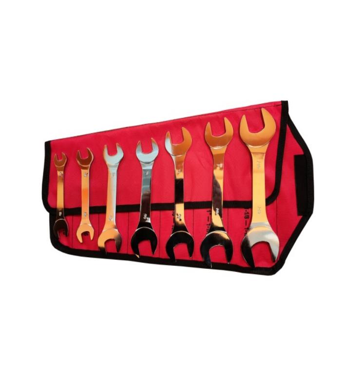 7 pc Super Thin Wrench Set，SAE & Metric (Thickness 4.5mm & 4mm))