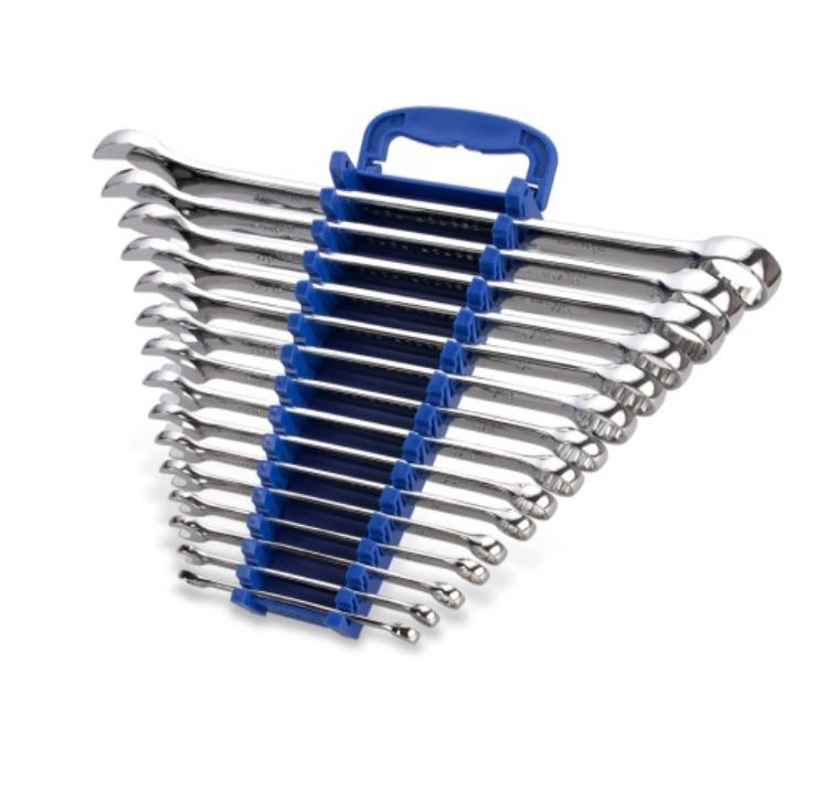 15-Piece Premium Combination Wrench Set Long Pattern