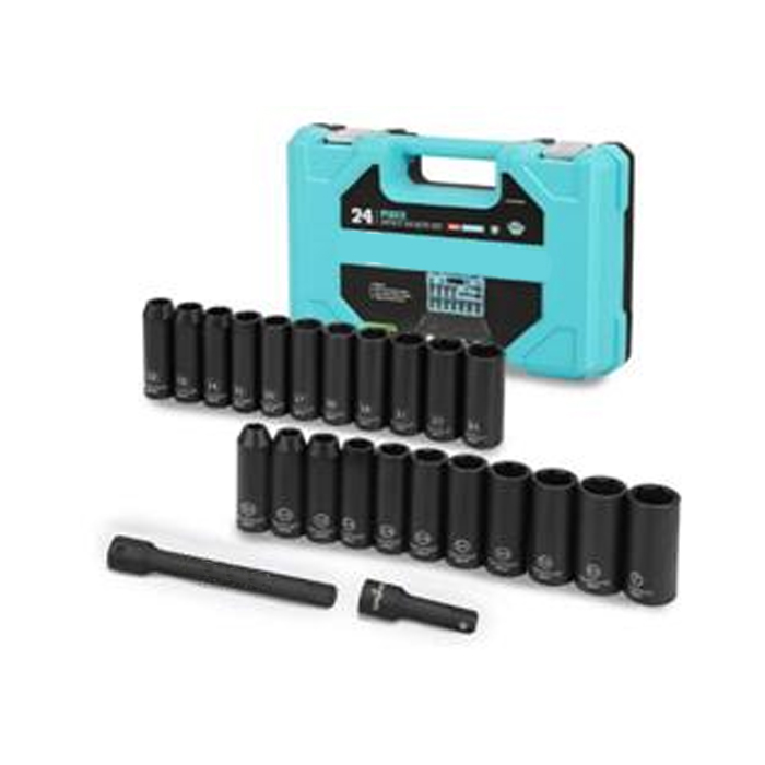 24-Piece Impact Socket Set