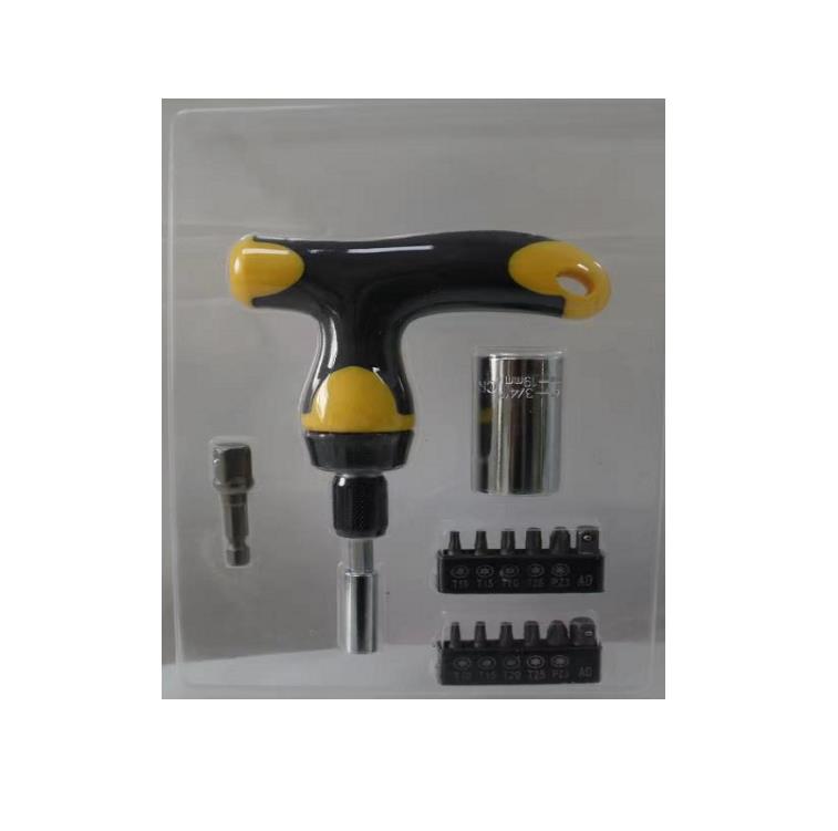 16Pcs  T-handle Ratchet Set