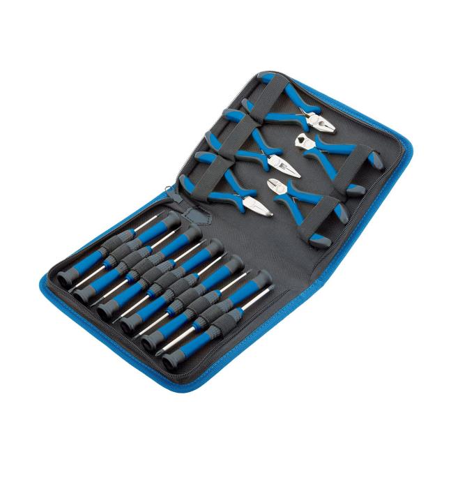 16Pcs Precision Plier andScrewdriver Set