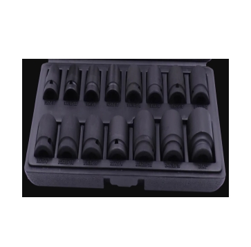 15Pc 1/2 Dr SAE Shallow Impact Socket Set