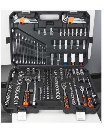 222PCS 1/4"3/8"&1/2"Dr.SocketSet