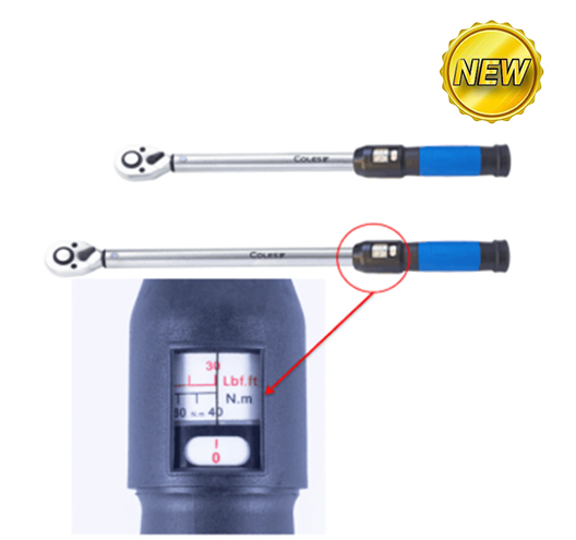 1/4"  Torque Wrench with Window Display  45T (4-20N/ 2.95-14.7ft·lb)