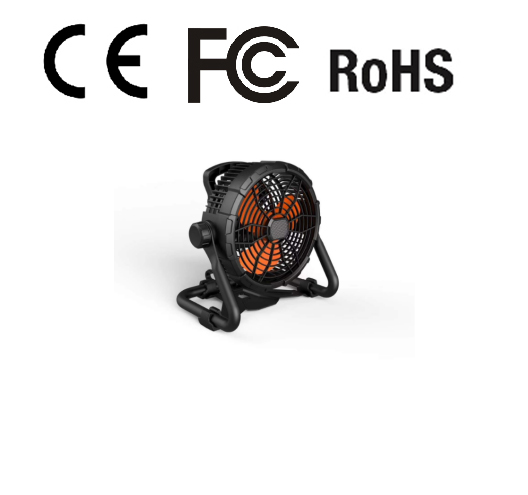 12 inch Rechargeable Camping Fan with Led Lantern