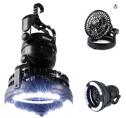 Multifunctional Tent Fan Light