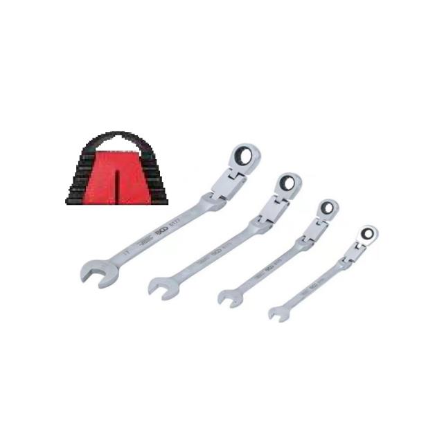 Double-Joint Ratchet Combination Wrench Set