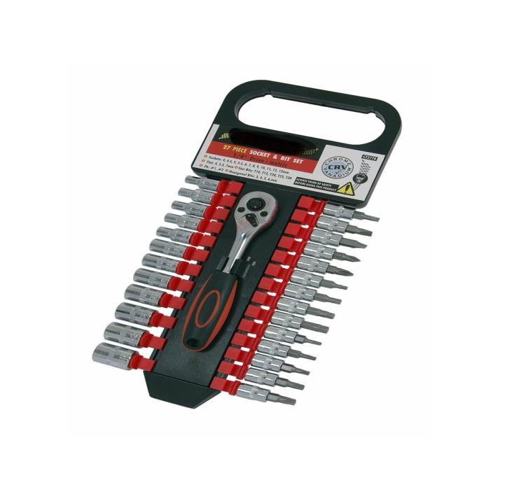 27pcs 1/4"DR.Socket bit set