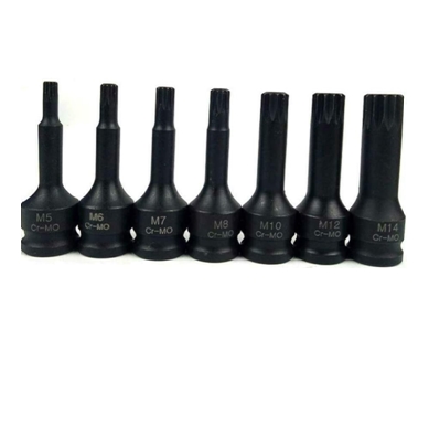 7 PCE 3/8" Impact Socket Bit(M5-M14)