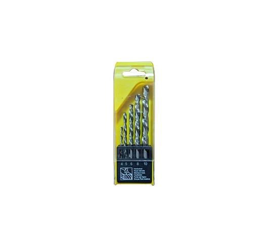 5Piece Left Handed M2 High Speed Steel Drill Bit Set