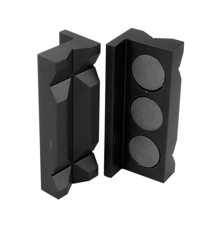 4" Aluminum Vise Jaw Protective Inserts