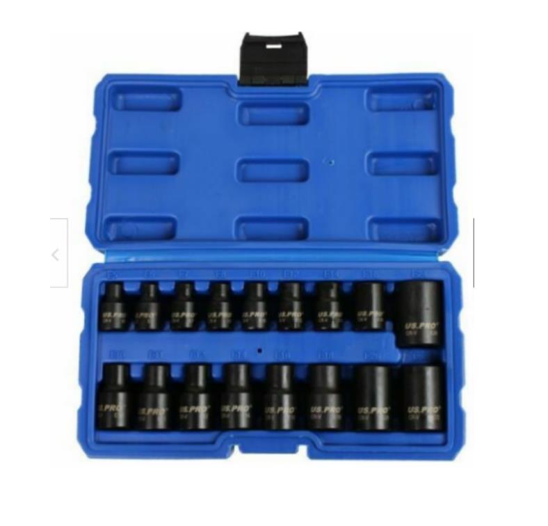 17PC 3/8" 1/2" DR IMPACT ESTAR SOCKETS