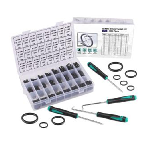 2404PCS Universal Rubber O-Ring Assortment Kit