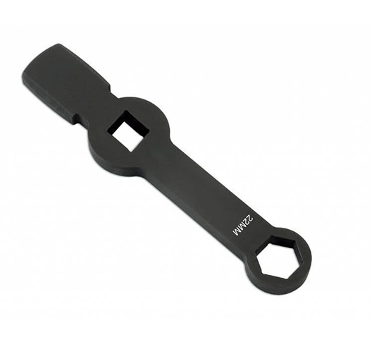 Slogging Ring Spanner For Truck Brake Caliper, 24MM hex