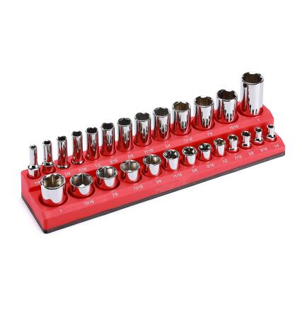 3/8" 26 Hole Magnetic SocketsOrganizer