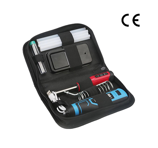 4V Cordless Soldering Iron & Cordless Glue Gun Set