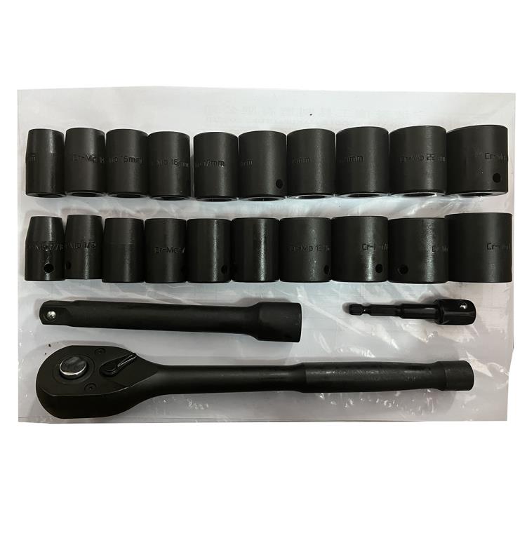 23Pcs 1/2" Impact Socket Set