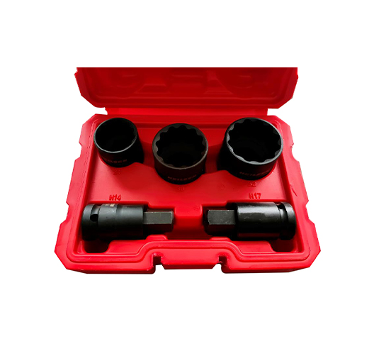 5Pcs 1/2" Dr 12 Point Hub Sockets Set