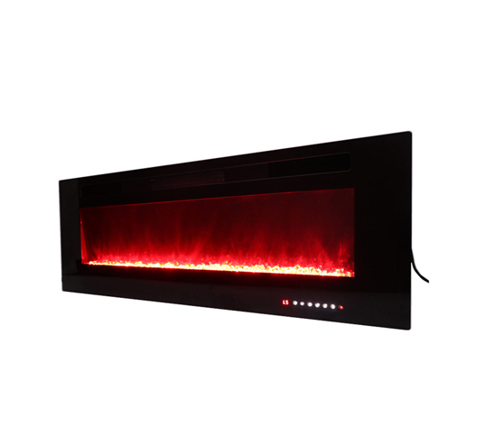 60" Recessed and Wall Mounted Electric Fireplace