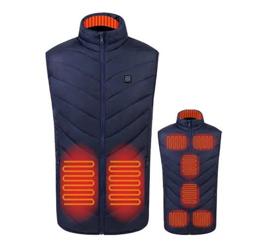 M01 dual control 9 area electric vest