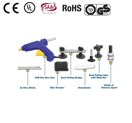 Bridge Dent Puller Kit With 40w Hot Melt Glue Gun