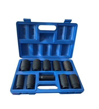 10Pcs 1/2" Impact Socket Set