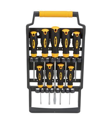 9Pc Screwdriver Set with Holde