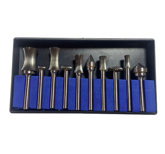 10PC 1/4" Shank Special Cut Rotary Cutting Burrs