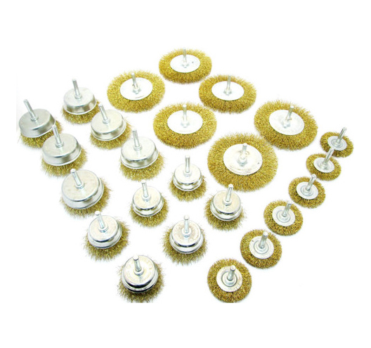 24PC Wire Wheel and Cup Brush Kit