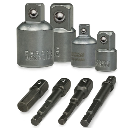 8 Pieces  Socket Adapter Set
