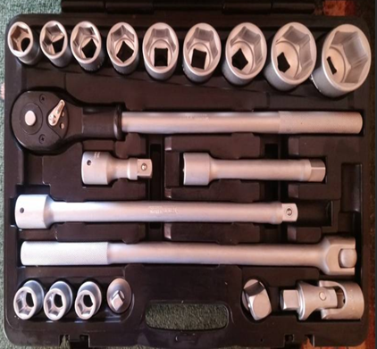 20PC. 3/4” Drive JumboSocket Set