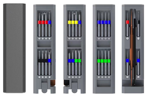 30 in 1 aluminum box refinedscrewdriver set