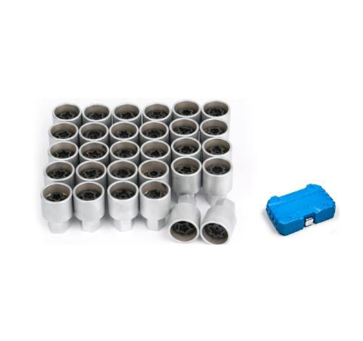 30pcs Mercedes Benz Locking Wheel Nut Stud Remover Tool Kit
