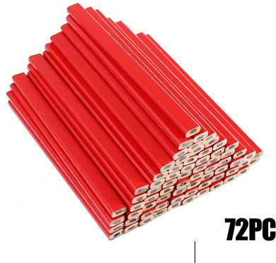 72pc octagonal carpenter pencil