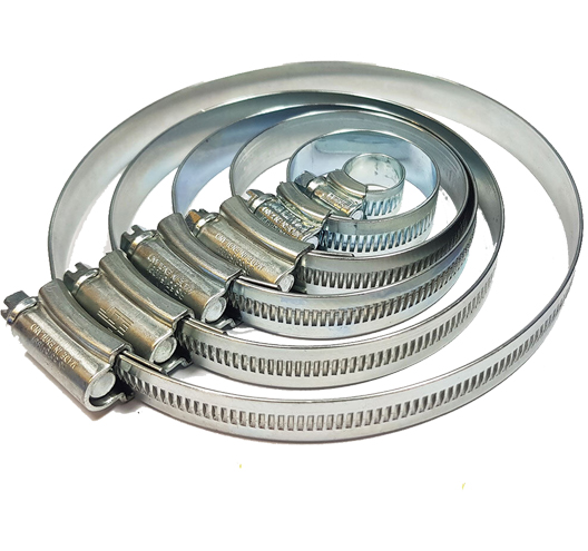 70PCS Zinc Plated Iron Hose Clamps-English Style