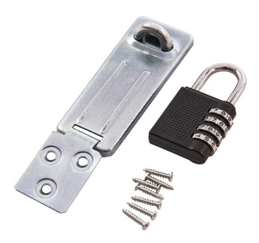 100MM Safety Hasp With Password padlock