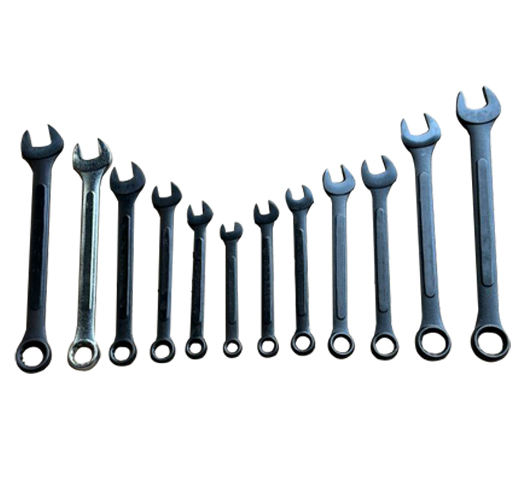 12PC RAISED PANEL COMBO.WRENCH,BLACK OXIDE(SAE/METRIC)
