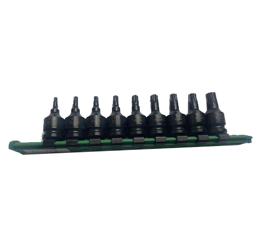 9pc 3/8-Inch  Impact Torx Bit Socket Set