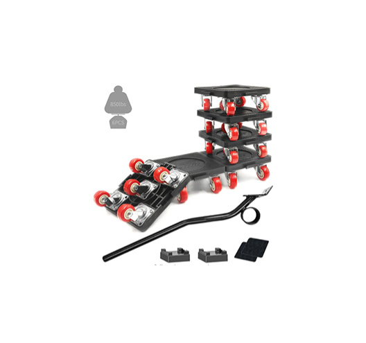 6 Pack Furniture Roller Mover with 5 Wheels