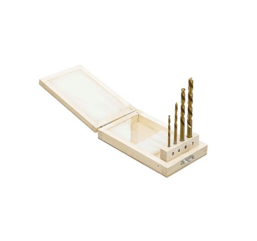 4PC Drill Bit Set Left cutting