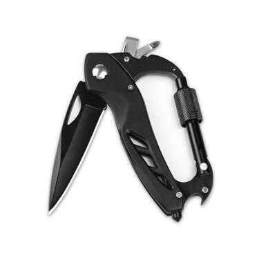 Multitool Carabiner with Pocke Knife