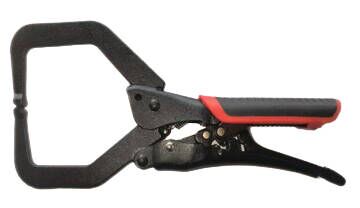 Self-adjustment Locking Plier,7"C-Clamp Type