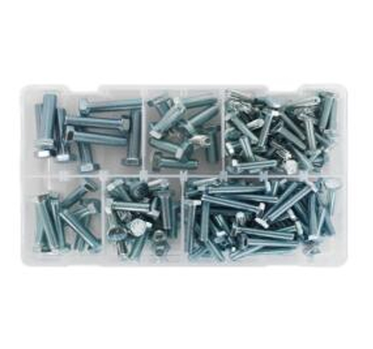 144pc Setscrew Assortment1/4"-3/8"UNF