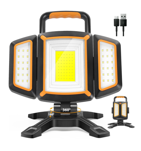 1000lm Rechargeable Standing Work Lights