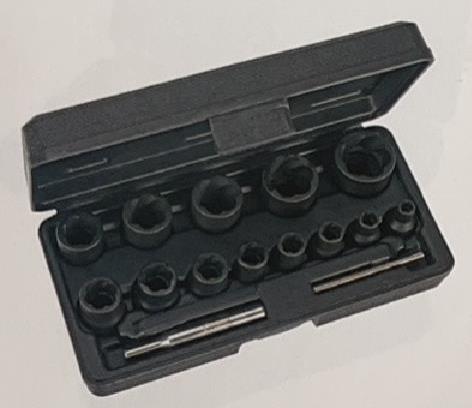 15 Pcs  Bolt and Nut GripExtractor Expansion Set